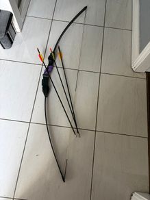 Sports archery bow an arrow
