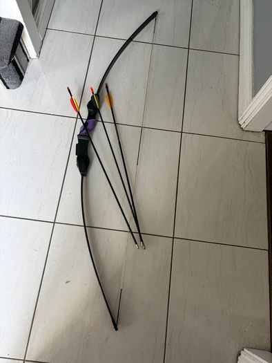 Sports archery bow an arrow