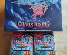 Pokemon Tcg Mega Evolution Chaos Rising ETB Plus X2 Chaos Rising booster bundle boxes