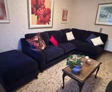 Navy suite