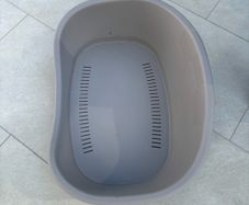 Dog Bed Grey Stefanplast plastic dog bed size 5