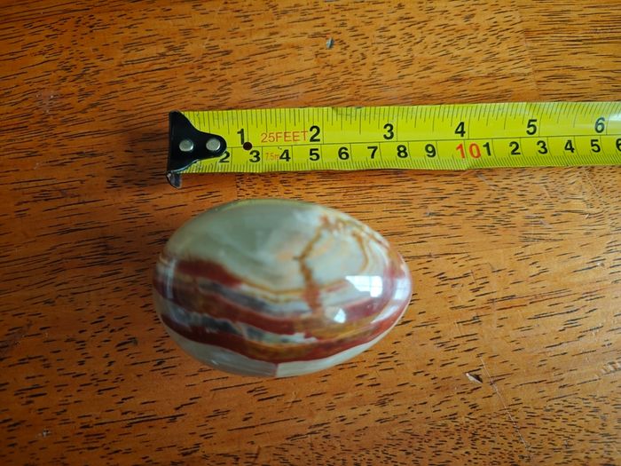 Vintage Polished Marble Egg