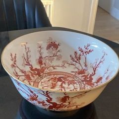 COALPORT Large 10 inchquality Centrepiece bowl vintage Indian Tree Coral and beautiful quality