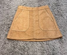 Wool Blend Mini Skirt