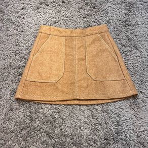 Wool Blend Mini Skirt