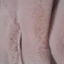 Dusty Pink Fur Hooded Jacket  size 31/32 Image 9