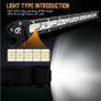 Ultra-Thin 25 inch Single Row LED Light Bar, Image 4