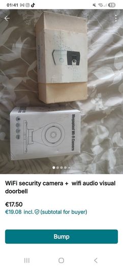 WiFi camera and doorbell