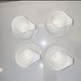 4 Symphony Contempo Espresso Cup and Saucer Set White Image 3