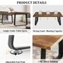 Coffee Tables for Living Room Industrial Rectangle Center Tables Image 8