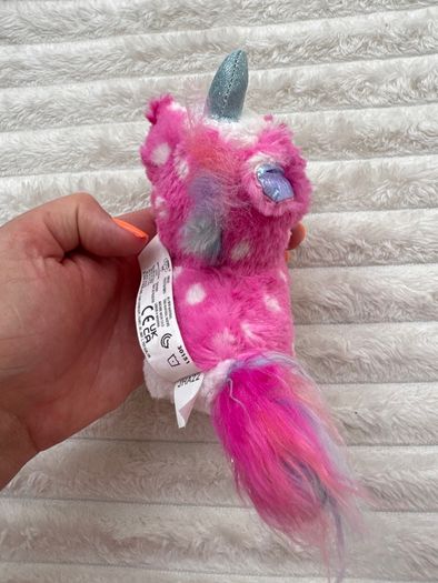 Little Live Pets Scruff-a-lots Cutie Cuts Series 2 Pink Unicorn Soft Plush approx. 11 cm. Used Please see photos
