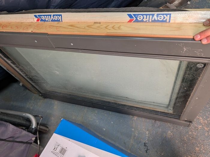 Keylite size 03 triple glazed top hung fire escape roof window