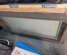 Keylite size 03 triple glazed top hung fire escape roof window