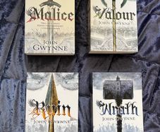 John Gwynne 4 Book Set Like New Condition Malice Valour Ruin Wrath The Faithful and the Fallen Series