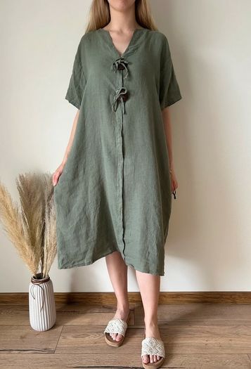 Linen Dress Size Uk 14