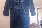 Denim style dress UK 12-14