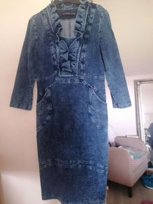 Denim style dress UK 12-14