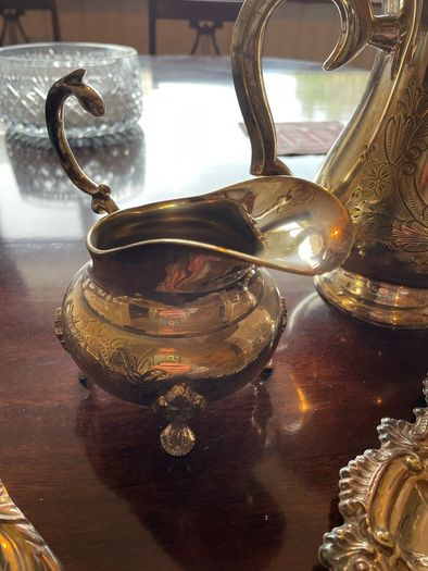 Silver plated antique