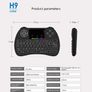 Mini Keyboard Touch Wireless Keyboard Touch Pad Smart TV Remote Control Ergonomic Keyboard USB Interface Silent Wireless Mouse and Keyboard Set (Color : Black) Image 4