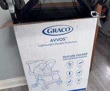 Graco Avvos Double Pushchair  Like New  Used Only 3 Times