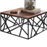 Luxury Sheesham Wood Coffee Table Modern Square Coffee Table. Image 3