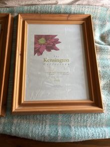 photo frames x 2 , solid oak
