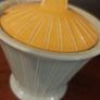 Fabulous Pair of Vintage Art Deco Style Mid Century SylvaC Lidded Preserves Pots Shape Number 2172, in Fabulous 50s Colourways, Priced at E30 Each, or E55 for the Pair Image 4