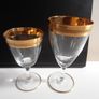 Gold layered spirits glasses Image 2