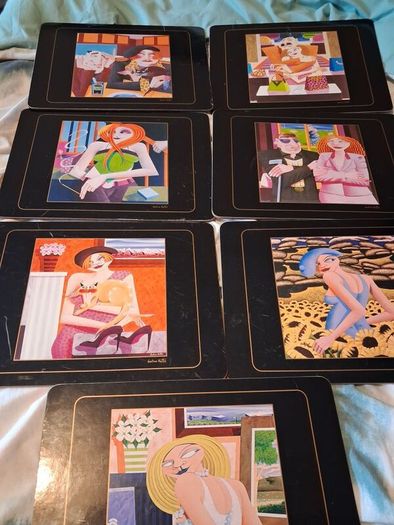 Set of 7 Jonathan Knuttel tablemats
