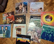 11 x  Irish Vynal Record Albums Joe Dolan , Big Tom , the Dubliners , Foster & Allen , Philomena Begley ,Pat Lynch  , Frankie Mc Bride
