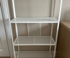 Ikea BAGGEBO Shelving unit, metal/white