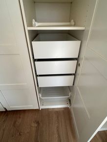 Single tall white wardrobe ikea