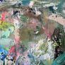 Original Art Original Landscape in Abstract Chateaux Chic Image 4