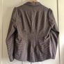 Ladies Fitted Plaid Blazer Size 12 Image 2