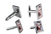 Personalised Square Cufflinks custom printed any photo or image great wedding gift present idea