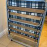 Folding Single Bed frame with mattress Image 5