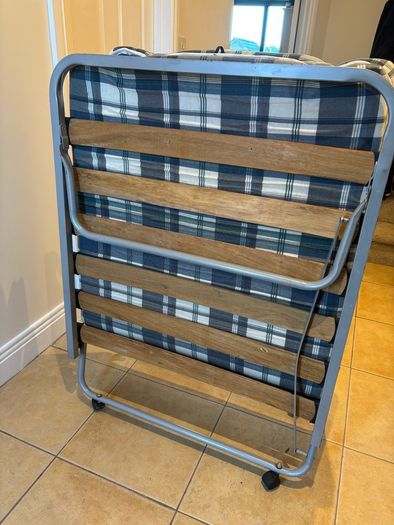 Folding Single Bed frame with mattress