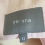 Per Una Pale Pink Linen Coat - Size 12 Image 4