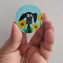 Hand painted wooden magnet Image 3