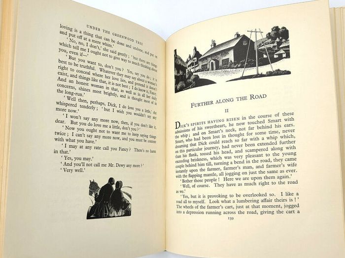 Under the Greenwood Tree by Thomas Hardy 1940 1st Ed - Illustrator CLARE LEIGHTON HB