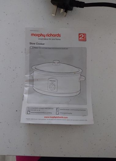 Slow Cooker, Morphy Richatds