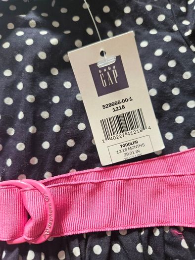 Brand-New Y2K Gap 2Piece Polkadot Dress Set with Baby Knickers