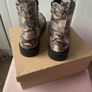 boot Bnwt snakeskin effect ankle boots size 39 bellucci brand rubber soled Image 7
