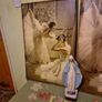 Rare find. Vintage Couple of Large Ballerinas Scene. Ballet Art. Image 9