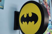 Batman Inspired LED Light Box Sign, Superhero Wall Light, Gaming Room Decor, Man Cave Sign, Comic Fan Gift, Bedroom Light