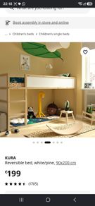 ikea reversible bed