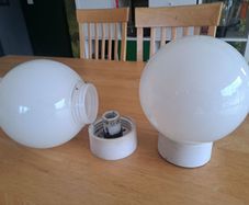 Glass globe lights