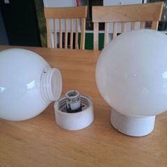 Glass globe lights