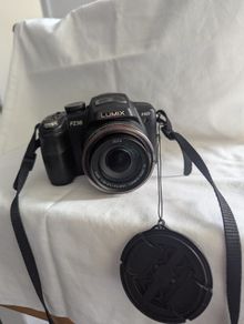 Panasonic Lumix DMC-FZ38 digital bridge camera featuring a Leica lens