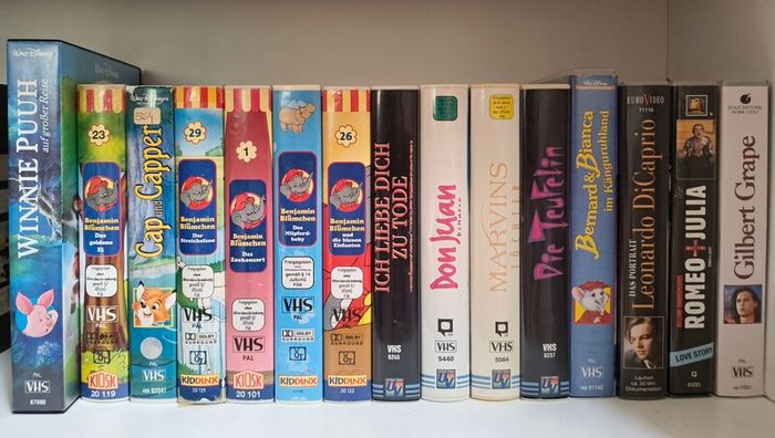 VHS tapes